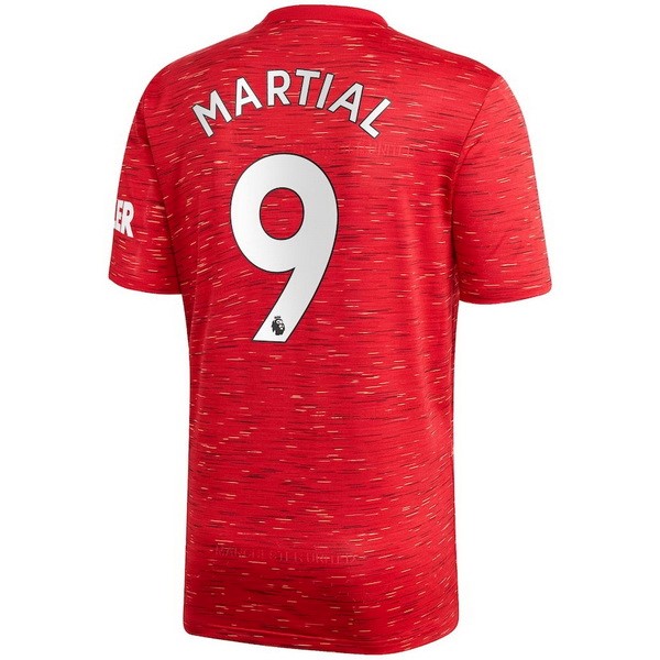 Maglia Manchester United NO.9 Martial Prima 20/21 Rosso